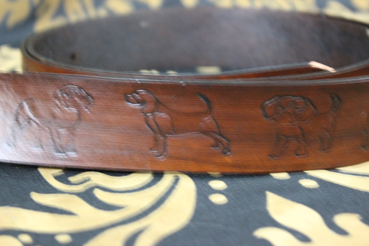 Embossed Puppy Pattern Belt - view 9