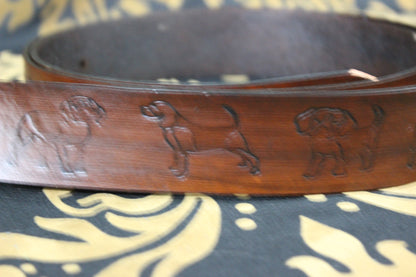 Embossed Puppy Pattern Belt - view 9
