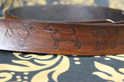 Embossed Puppy Pattern Belt - view 10