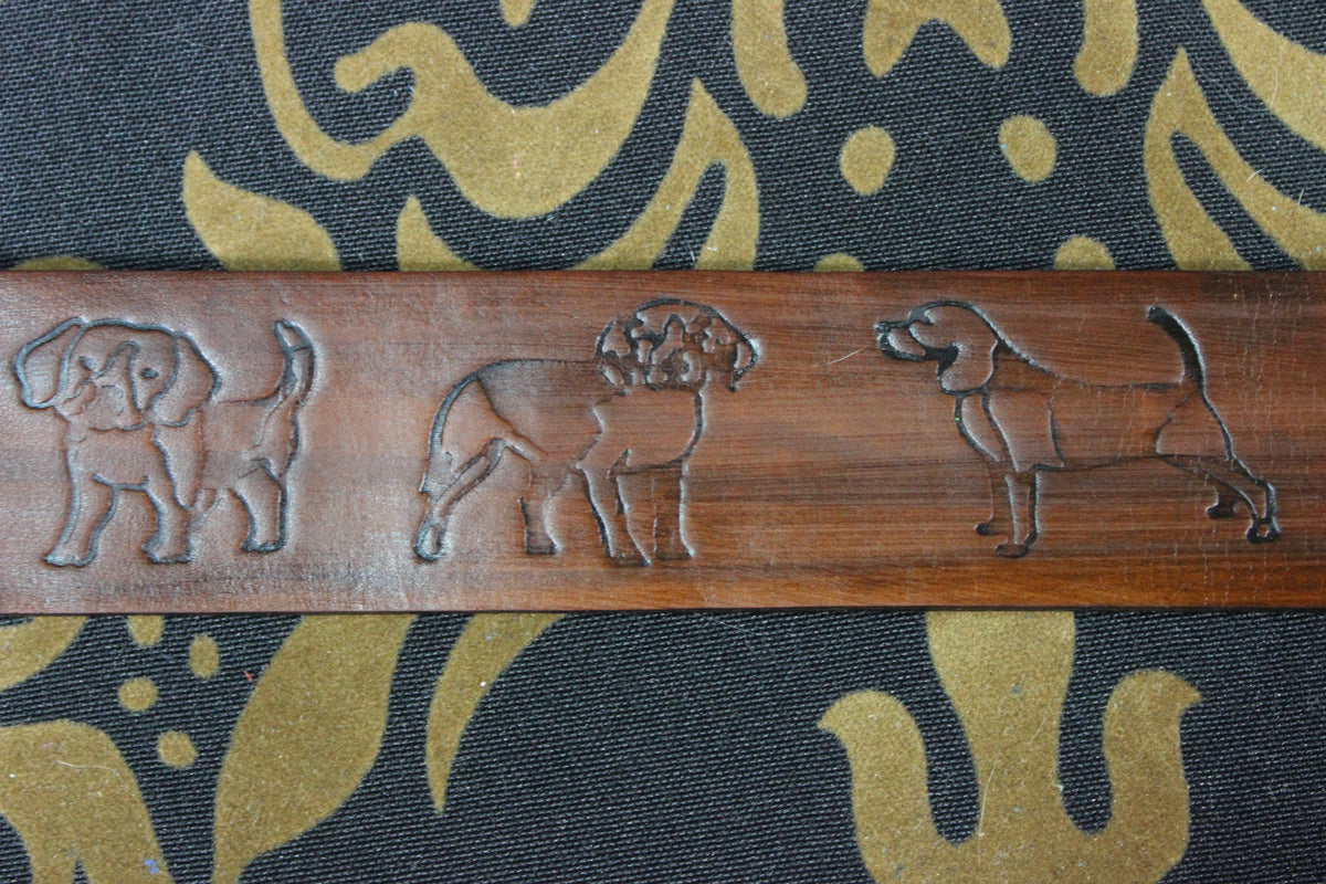 Embossed Puppy Pattern Belt - view 13