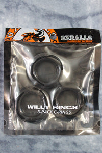 Oxballs Willy Rings 3-pack - front view