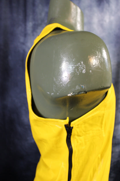 OnF Leather Tank Tops in Yellow - view 3