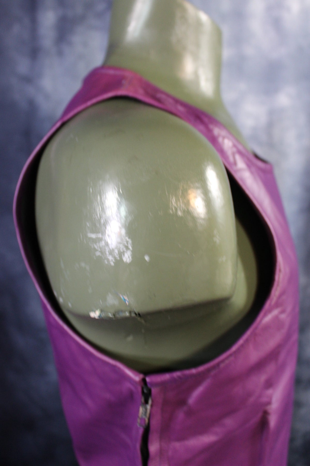 OnF Leather Tank Tops in Purple - view 3