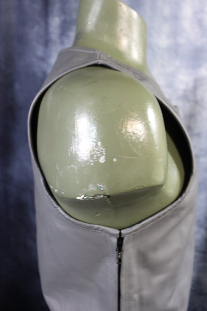 OnF Leather Tank Tops in Grey - view 3