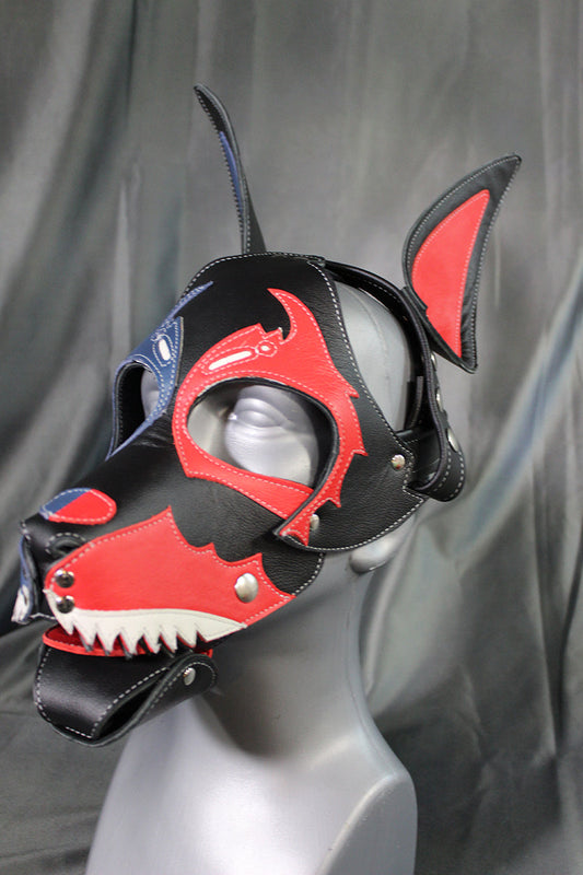 "Venom" Pup Hood - front view