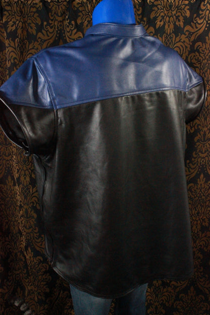 "Trek" Style Leather Shirt - view 4
