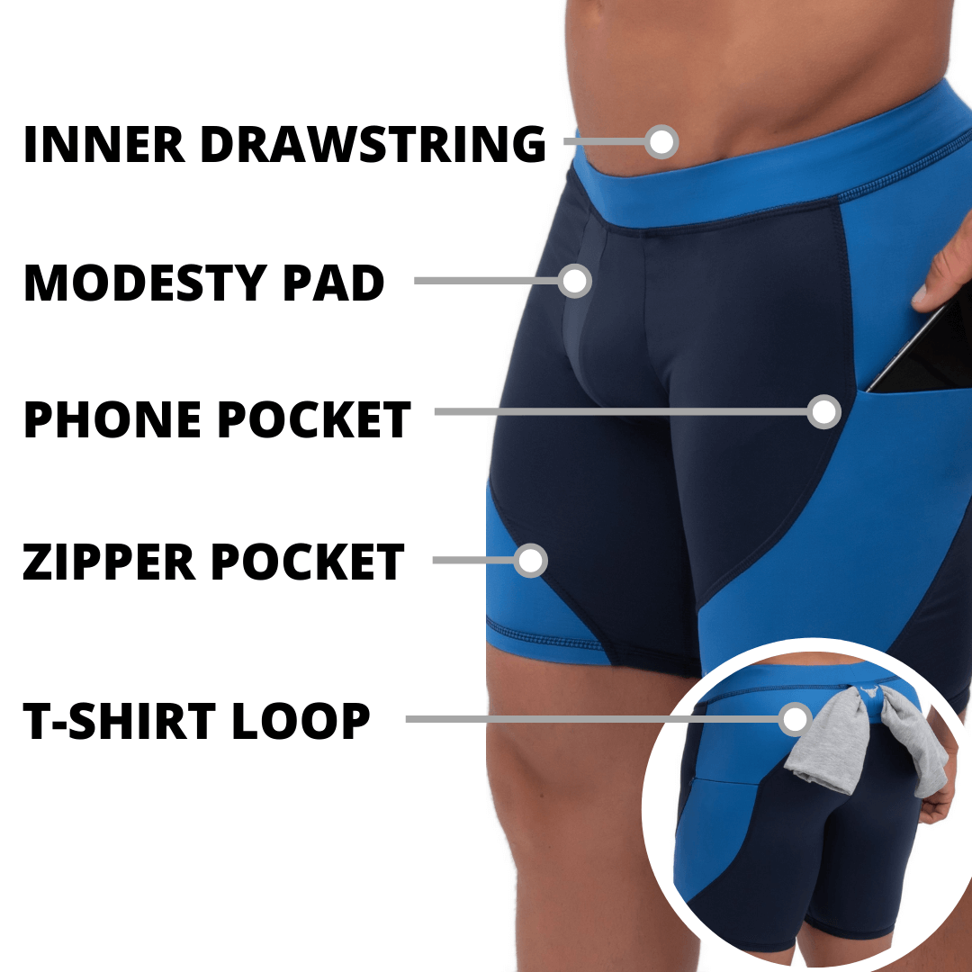 Black/Red Shorts | MEN Shorts | Matador Meggings | OUTFAIR | OUTFAIR