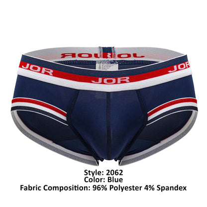 JOR Men's Underwear 2062 Sailor Briefs Color Blue