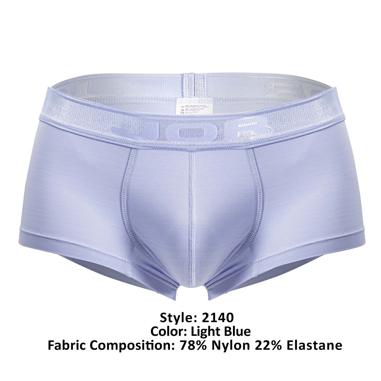 JOR Men's Underwear 2140 Element Trunks Color Light Blue