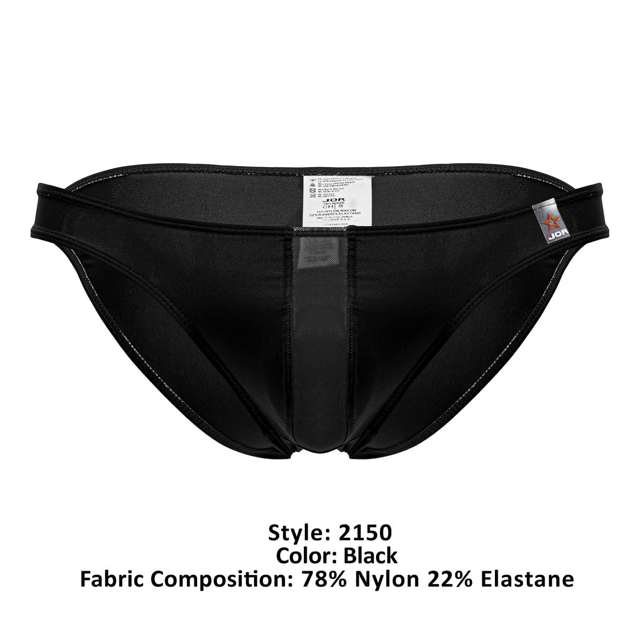 JOR Men's Underwear 2150 Apolo Bikini Color Black