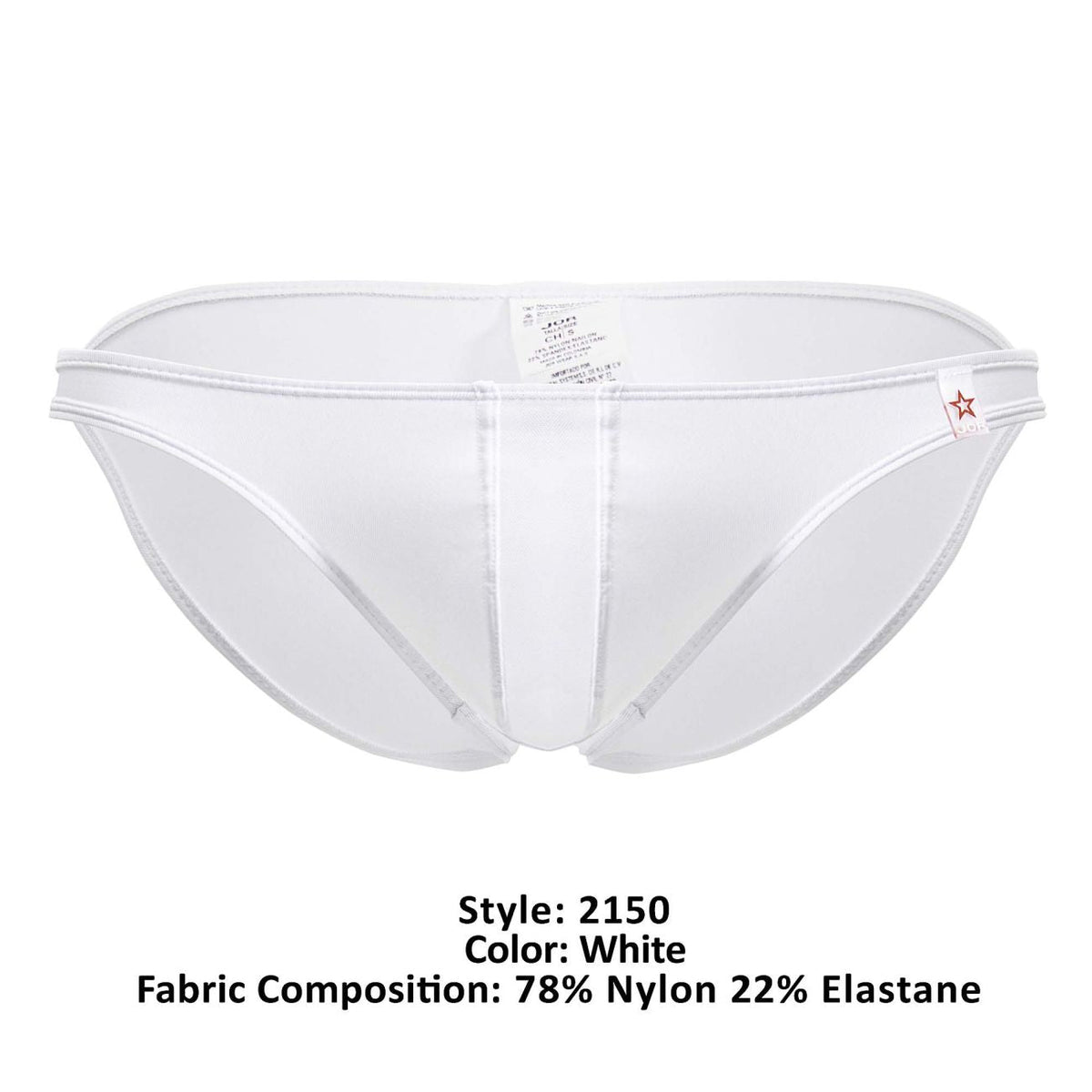 JOR Men's Underwear 2150 Apolo Bikini Color White