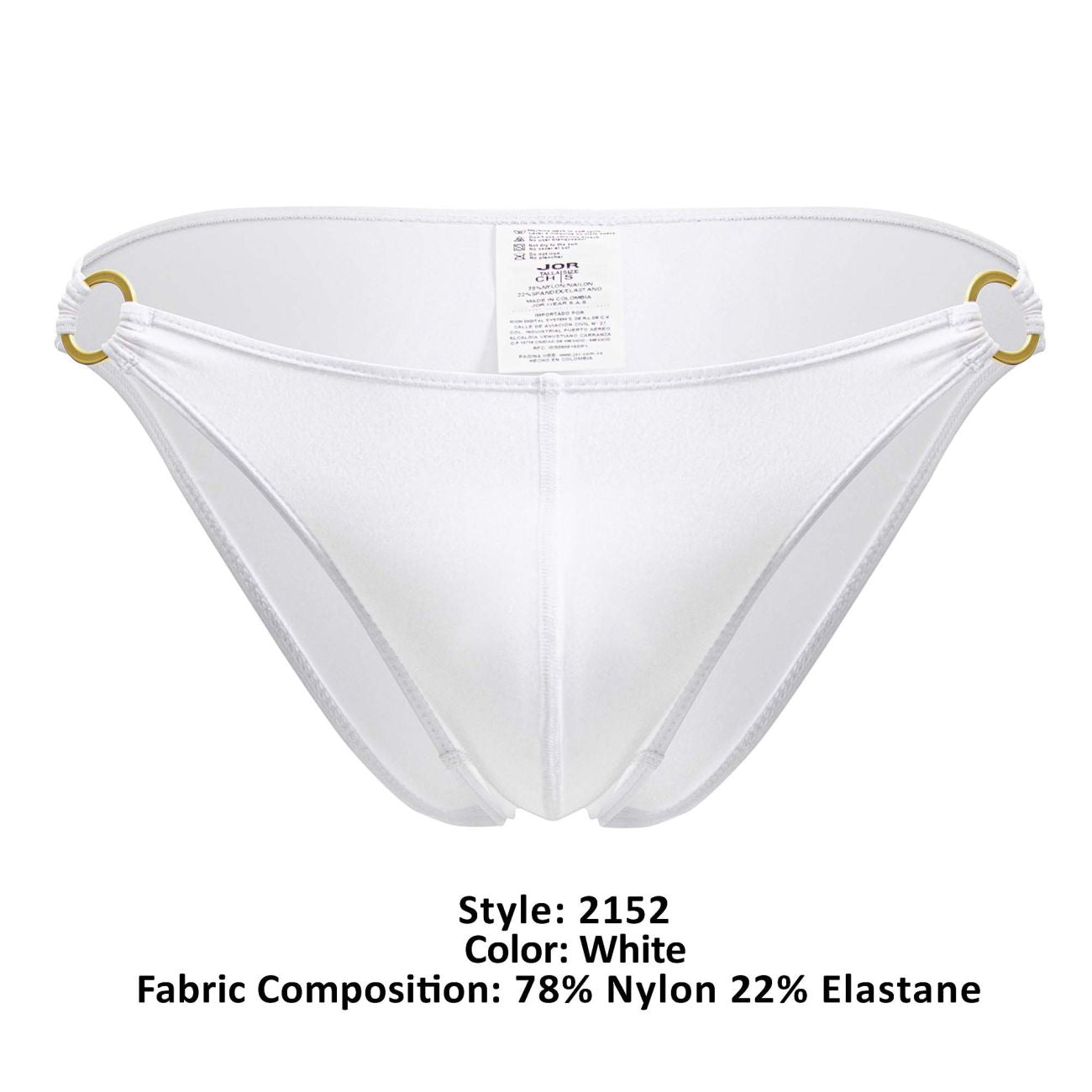 JOR Men's Underwear 2152 Magnus Bikini Color White