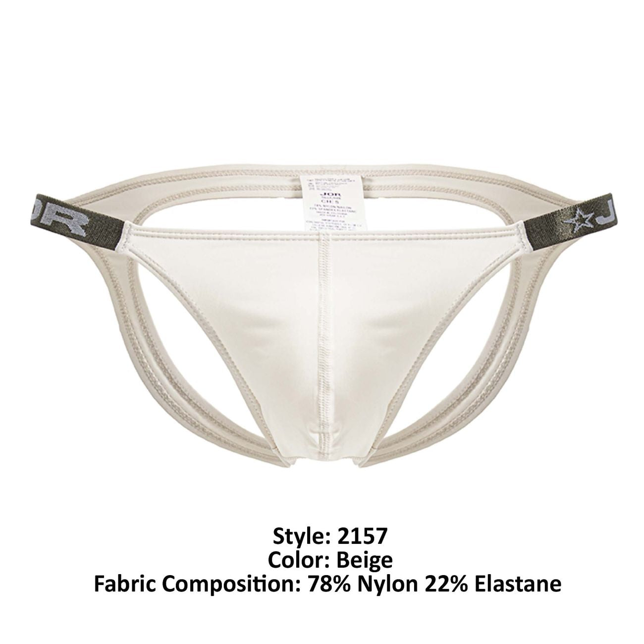 JOR Men's Underwear 2157 Eros Jockstrap Color Beige
