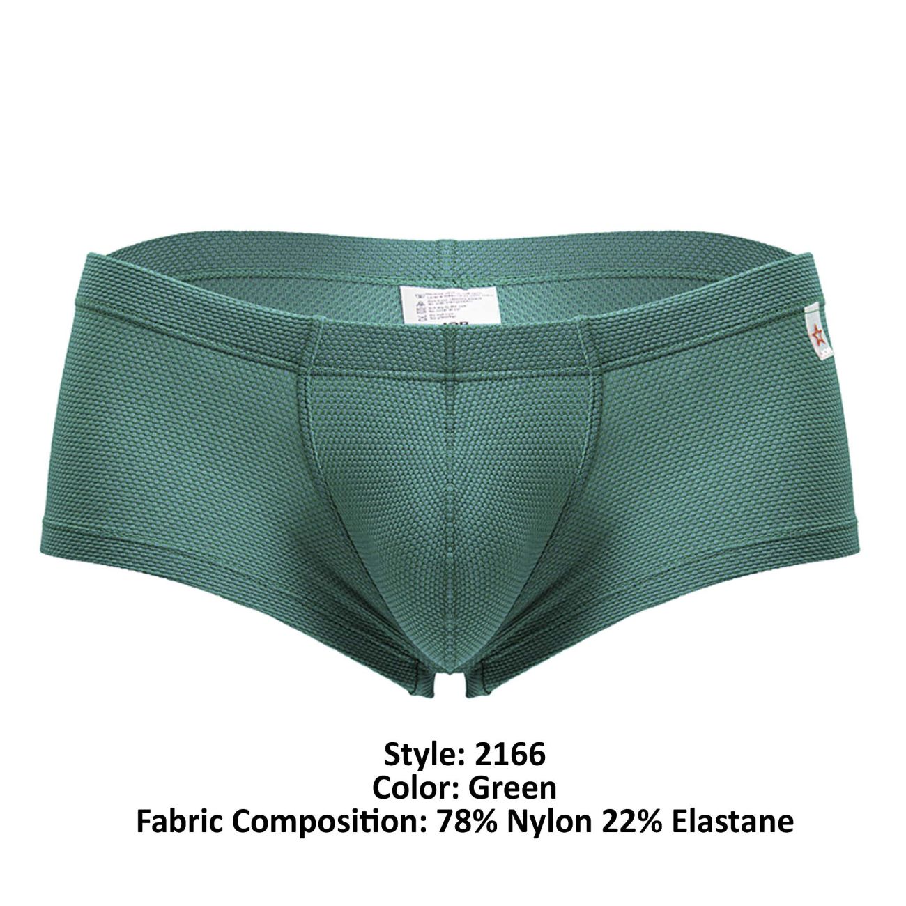 JOR Men's Underwear 2166 Nova Trunks Color Green