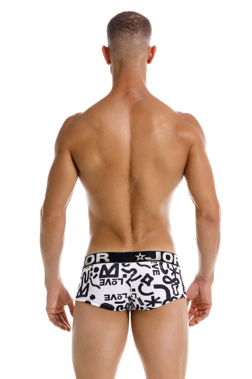 JOR Men's Underwear 2185 Love Trunks Color Printed