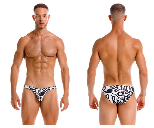 JOR Men's Underwear 2186 Love Bikini Color Printed
