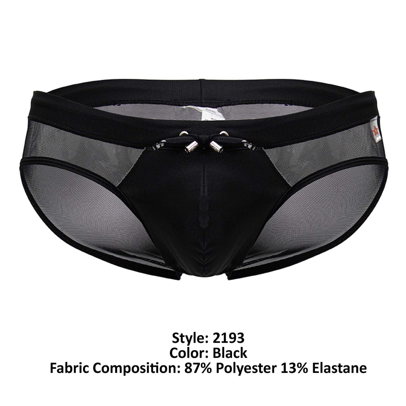 JOR Men's active and swimwear 2193 Mystic Swim Briefs Color Black