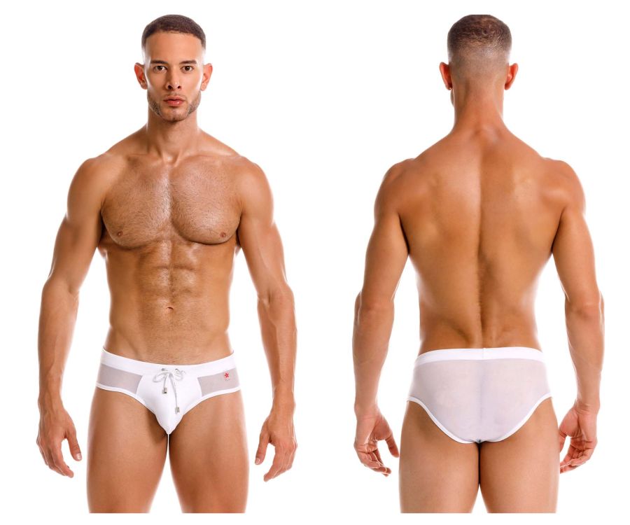 JOR Men's active and swimwear 2193 Mystic Swim Briefs Color White