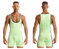 Fighter Green Bodysuit - view 1