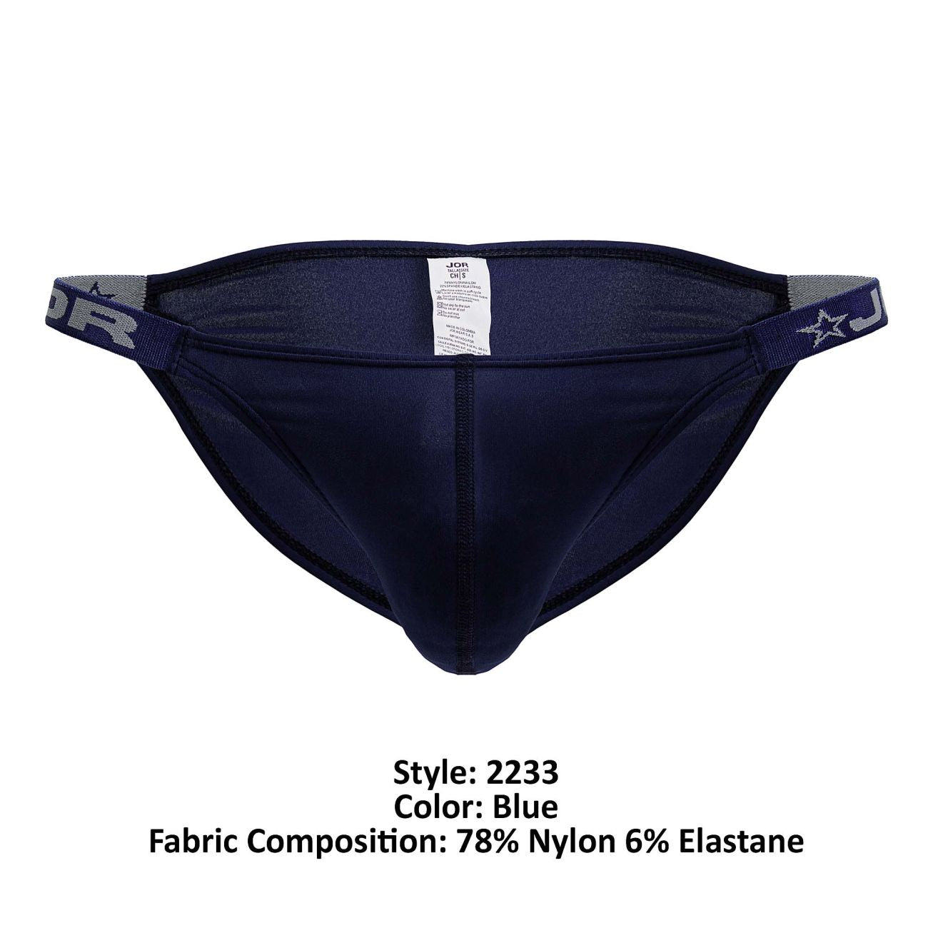 JOR Men's Underwear 2233 Eros Bikini Color Blue
