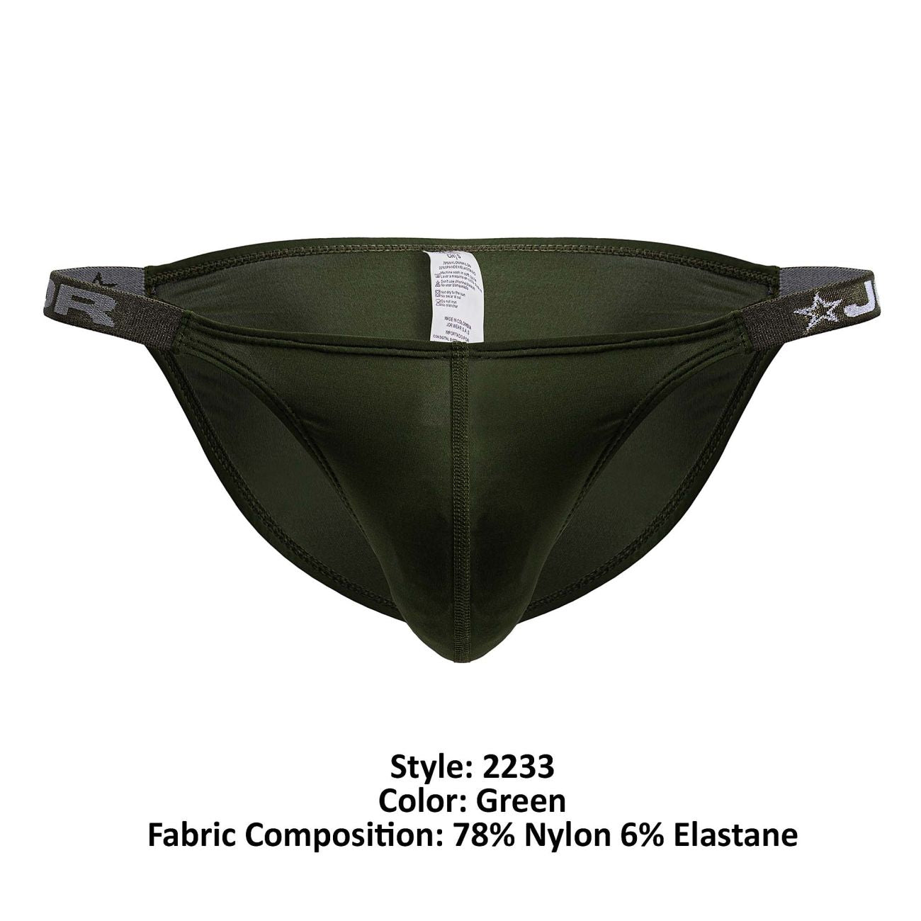 JOR Men's Underwear 2233 Eros Bikini Color Green