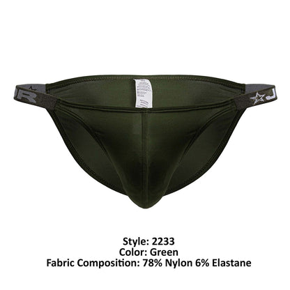 JOR Men's Underwear 2233 Eros Bikini Color Green