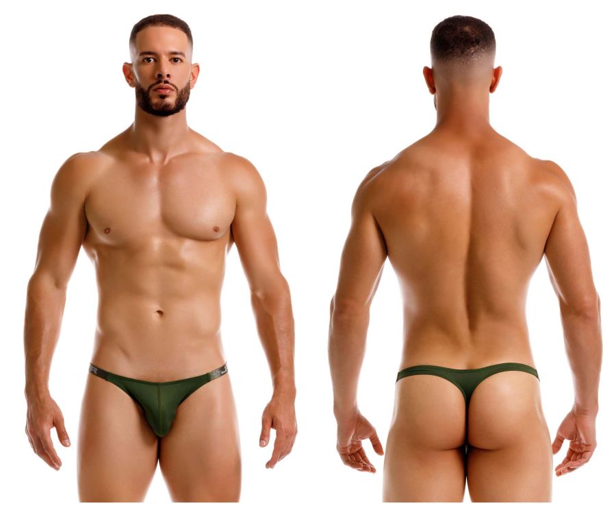 JOR Men's Underwear 2235 Eros Thongs Color Green
