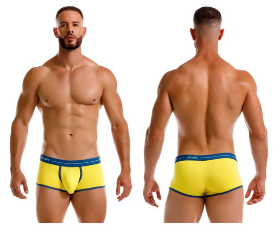JOR Men's Underwear 2243 Astra Trunks Color Yellow
