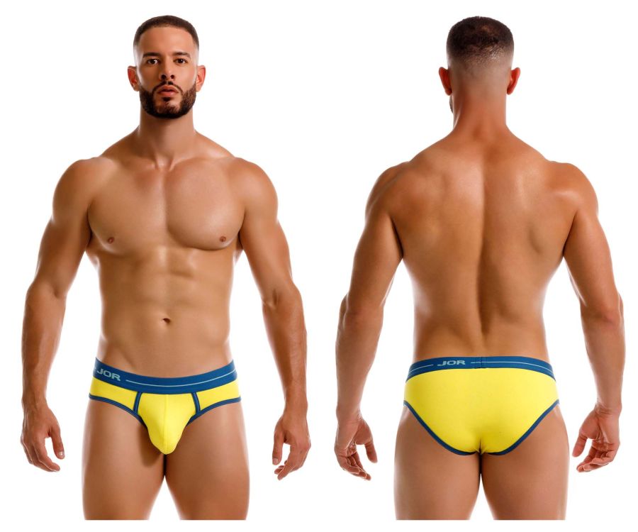 JOR Men's Underwear 2244 Astra Briefs Color Yellow