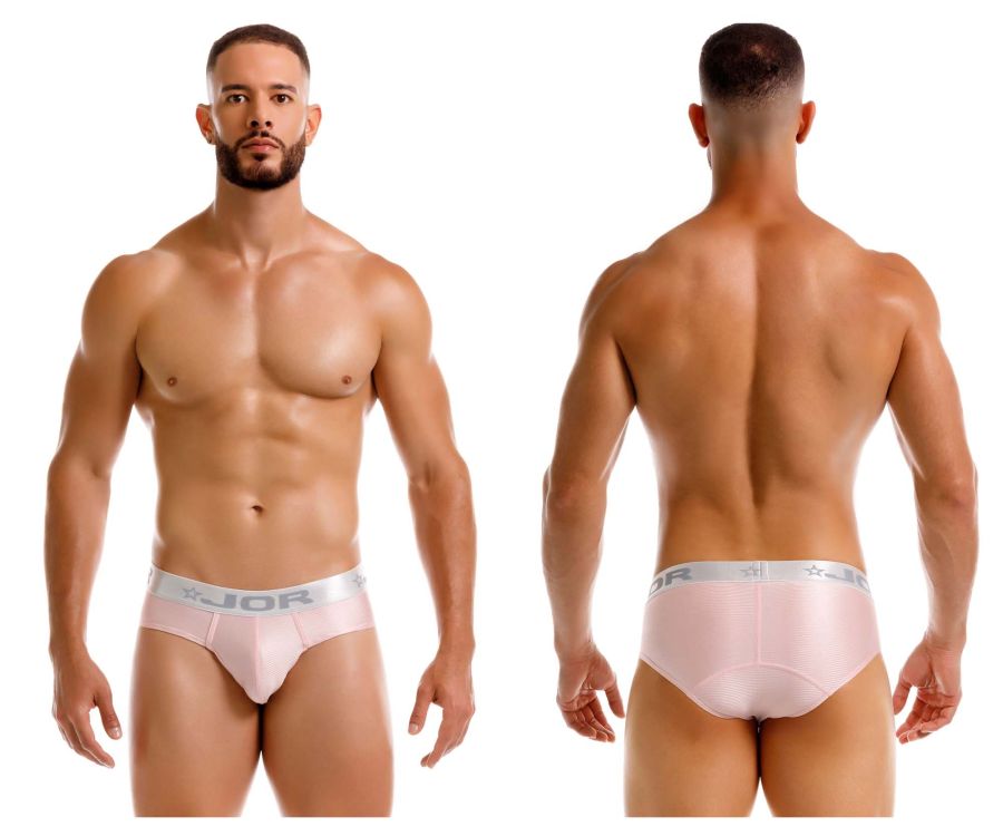 JOR Men's Underwear 2252 Bright Briefs Color Pink