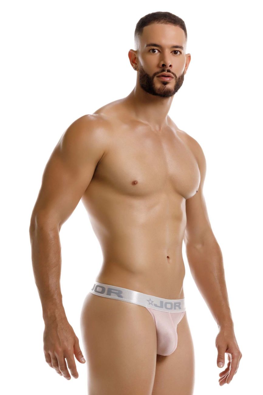 JOR Men's Underwear 2253 Bright Thongs Color Pink