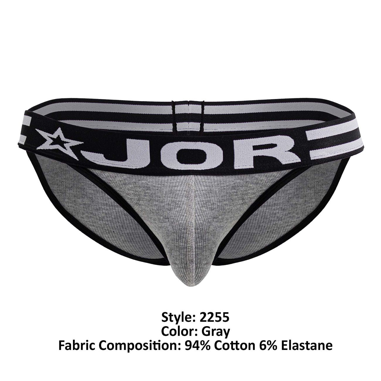 JOR Men's Underwear 2255 Rush Bikini Color Gray