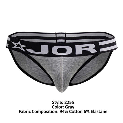 JOR Men's Underwear 2255 Rush Bikini Color Gray