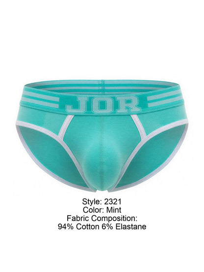 JOR Men's Underwear 2321 College Briefs Color Mint
