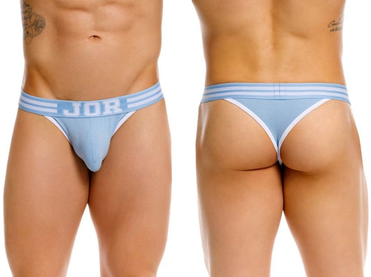 JOR Men's Underwear 2323 College Thongs Color Blue