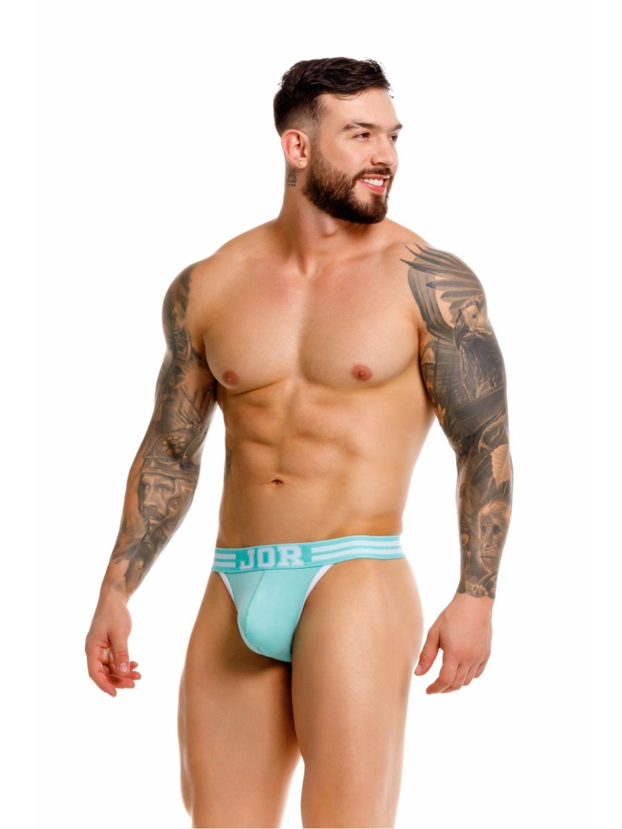 JOR Men's Underwear 2323 College Thongs Color Mint