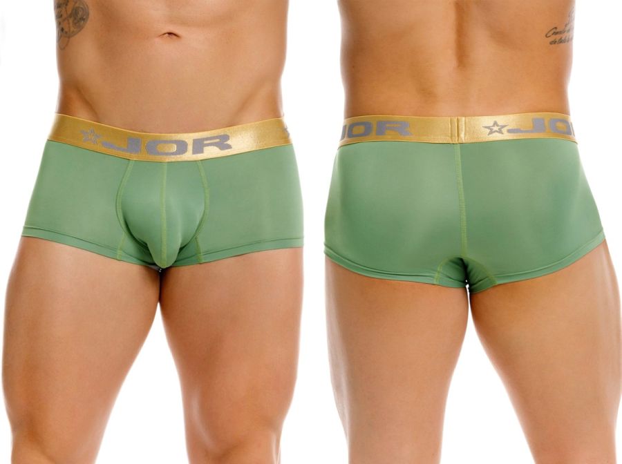 JOR Men's Underwear 2326 Soho Trunks Color Green