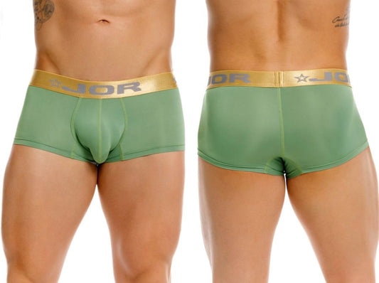 JOR Men's Underwear 2326 Soho Trunks Color Green