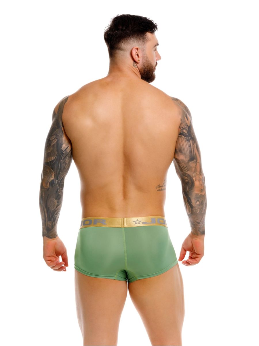 JOR Men's Underwear 2326 Soho Trunks Color Green