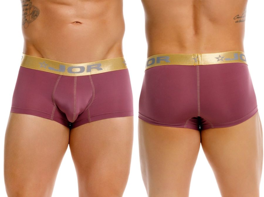 JOR Men's Underwear 2326 Soho Trunks Color Wine