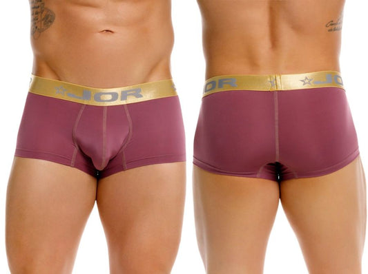 JOR Men's Underwear 2326 Soho Trunks Color Wine