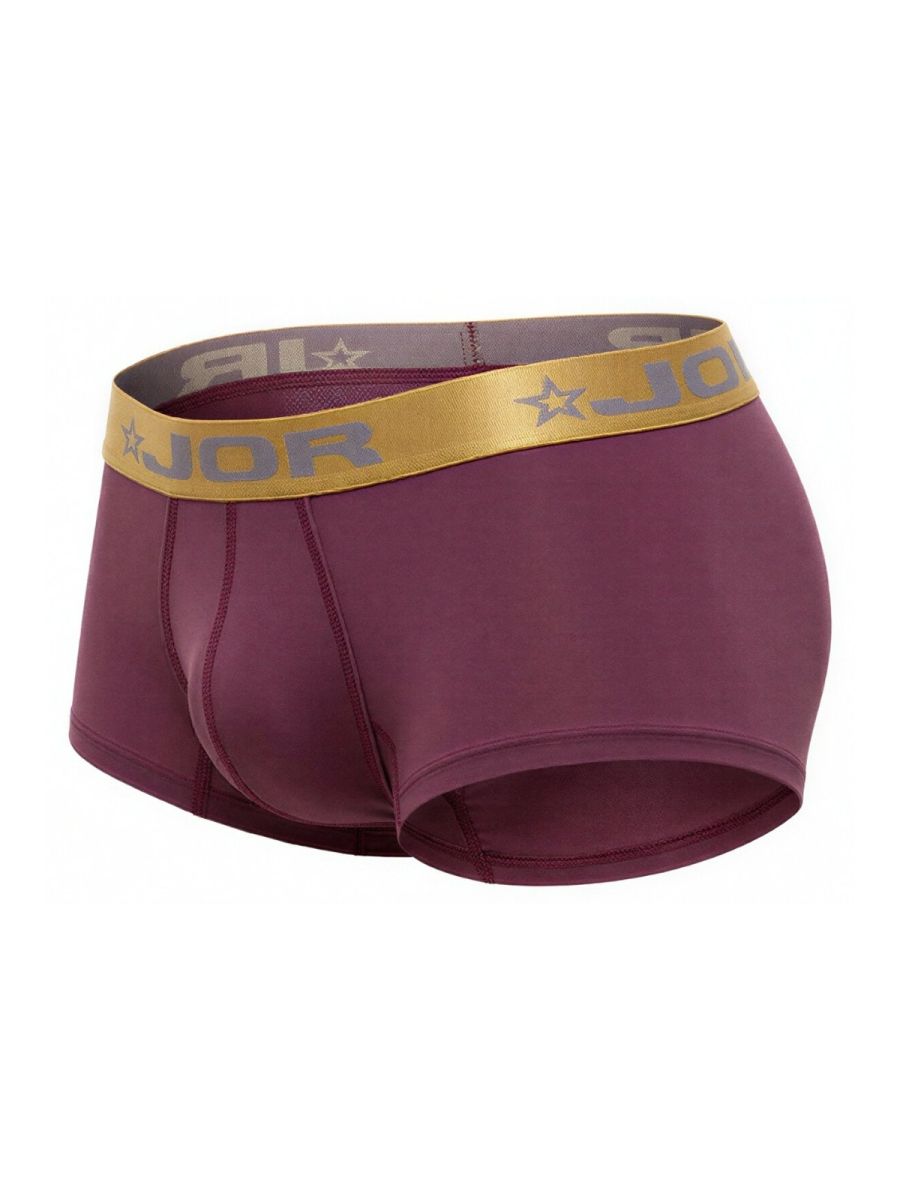 JOR Men's Underwear 2326 Soho Trunks Color Wine