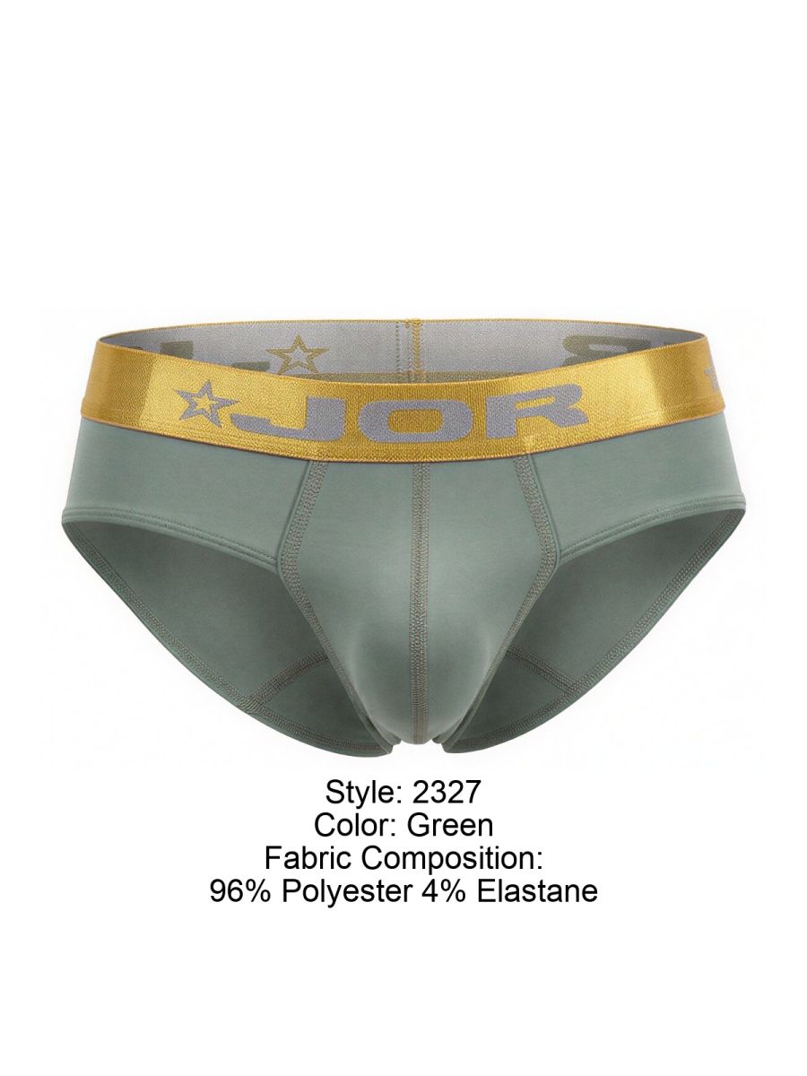 JOR Men's Underwear 2327 Soho Briefs Color Green