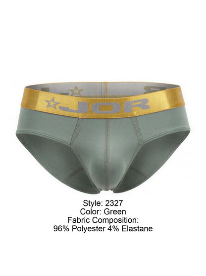 JOR Men's Underwear 2327 Soho Briefs Color Green