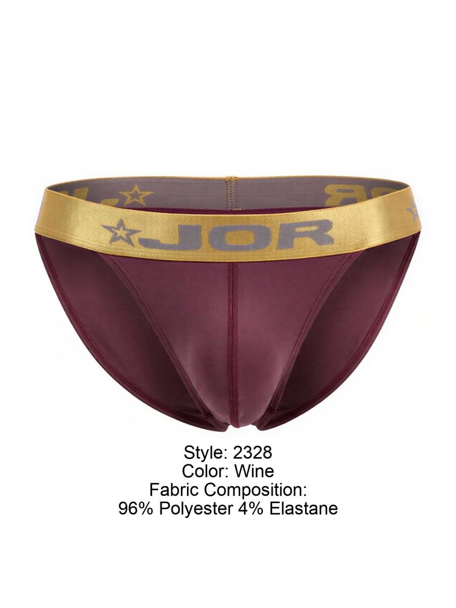 JOR Men's Underwear 2328 Soho Bikini Color Wine