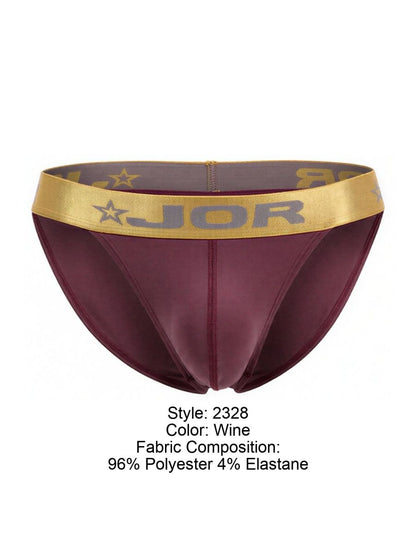 JOR Men's Underwear 2328 Soho Bikini Color Wine