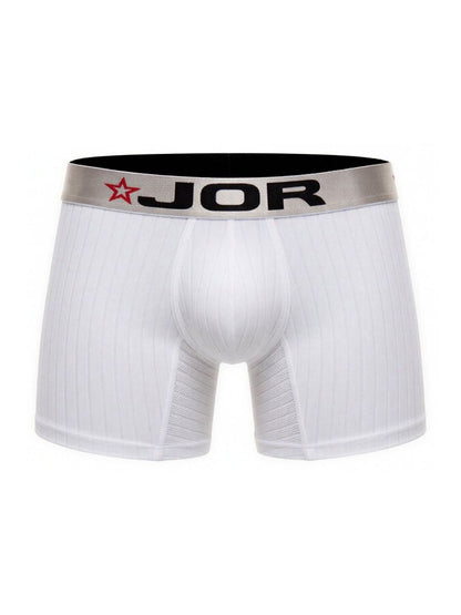 JOR Men's Underwear 2329 Cronos Boxer Briefs Color White