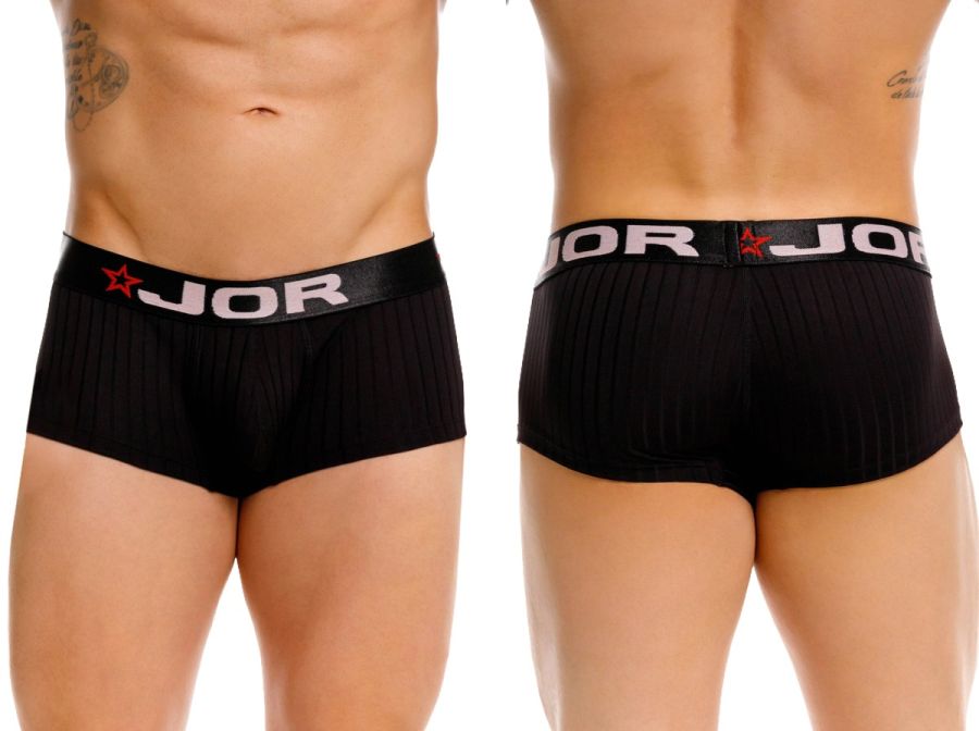 JOR Men's Underwear 2330 Cronos Trunks Color Black