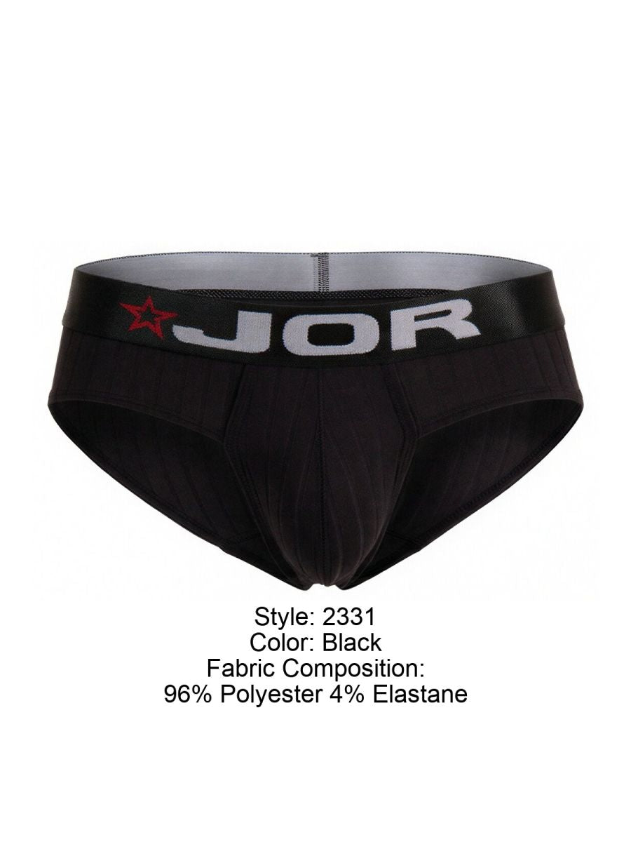 JOR Men's Underwear 2331 Cronos Briefs Color Black