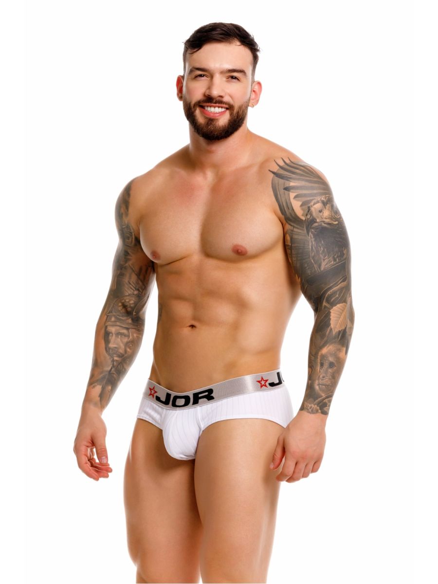 JOR Men's Underwear 2331 Cronos Briefs Color White